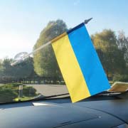 Прапорець України&nbsp;на лобове скло автомобіля