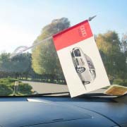 Прапорець AUDI (Ауді) на лобове скло автомобіля
