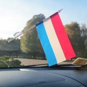 Прапорець Нідерландів на лобове скло автомобіля