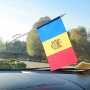 Прапорець Молдавії на лобове скло автомобіля