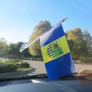 Прапорець ФК Металіст на лобове скло автомобіля