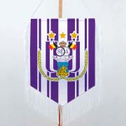 Вимпел з логотипом ФК Андерлехт (Anderlecht)