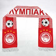 Шарф вболівальника футбольного клубу Олімпіакос (Olimpiacos) Шарф вболівальника футбольного клубу Олімпіакос (Olimpiacos)