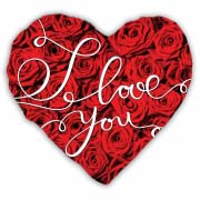 Подушка в формі серця "I Love You" принт 3 Подушка в формі серця "I Love You" принт 3