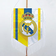 Вимпел з логотипом ФК Реал Мадрид (Real Madrid)