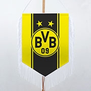 Вимпел з логотипом ФК Боруссія Дортмунд (Ballspielverein Borussia)