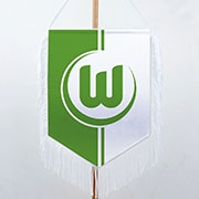 Вимпел з логотипом ФК Вольфсбург (Wolfsburg)