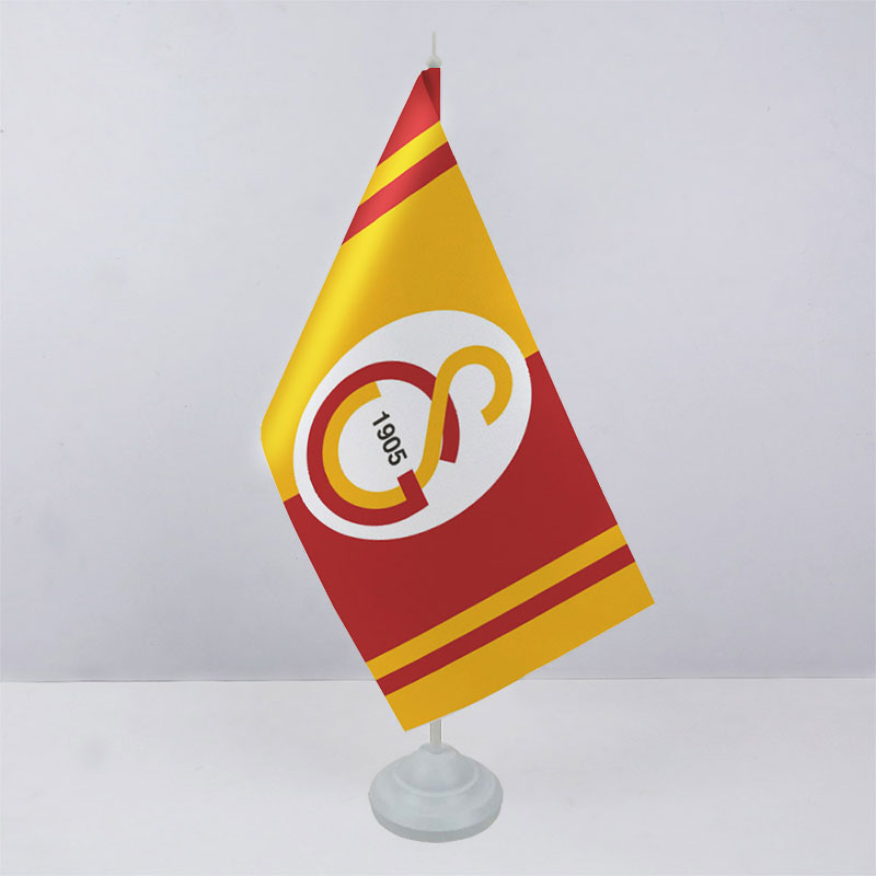 Флажок ФК Галатасарай (Galatasaray) на пластиковой подставке Флажок ФК Галатасарай (Galatasaray) на пластиковой подставке