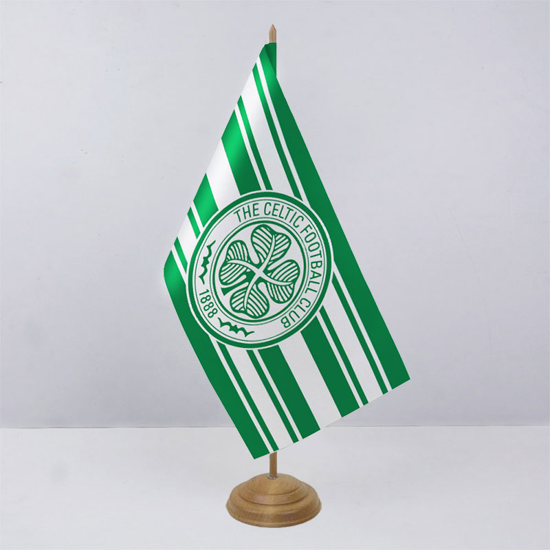 Флажок ФК Селтик (Celtic) на деревянной подставке Флажок ФК Селтик (Celtic) на деревянной подставке