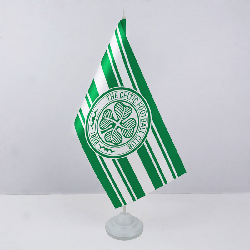 Флажок ФК Селтик (Celtic) на пластиковой подставке Флажок ФК Селтик (Celtic) на пластиковой подставке