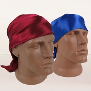 Банадани однотонные из атласа
