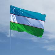 Прапор Узбекистану